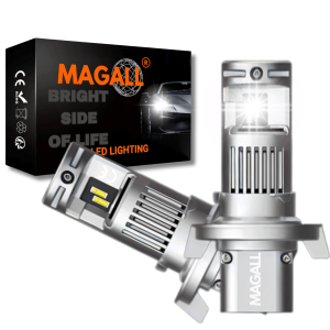 ŻARÓWKI H13 LED MAGALL X PRO 1 DO 1 BIAŁE ŚWIATŁO 5500K 70W 12V 16000 LM
