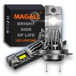 ŻARÓWKI LED H7 MAGALL M2 6000K 12V 20000LM 7OHM - NOWA GENERACJA