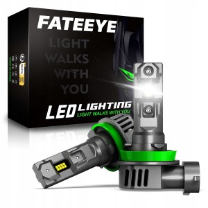 ŻARÓWKI H11 LED CANBUS 1 DO 1 BARDZO MOCNE BIAŁE ŚWIATŁO 6500K 20000LM