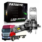 ŻARÓWKI LED H7 24V TIR CIĘŻARÓWKA FATEEYE 1:1 BEZ ADAPTERÓW BIAŁE 6500K