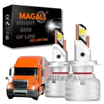 ŻARÓWKI LED 24V H7 TIR CANBUS MAGALL TRUCK BARDZO MOCNE BIAŁE 28000LM 140W