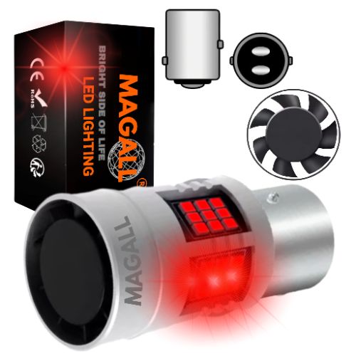 żarówka-led-p21-5w-bay15d-1157-magall-fan-can-czerwone-światło-stop