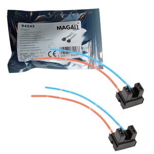  KOSTKA GNIAZDO ZŁĄCZE WTYK H7 KOMPLET 2 SZT