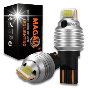 ŻARÓWKI W16W LED T15 CANBUS BIAŁE MOCNE MAGALL LONGLIFE 6500K 1000LM 12V