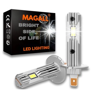 ŻARÓWKI H1 LED MAGALL ONE TO ONE MOCNE BIAŁE ŚWIATŁO 6500K 4000LM 12V