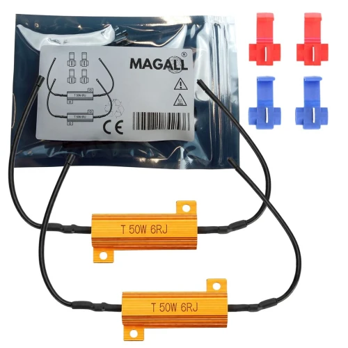 Rezystor CANBUS 6 OHM 50W 12V - obciążeniowy do LED