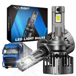 Żarówki LED H7 24V NOVSIGHT mocne białe światło 6500K TIR ciężarówka CANBUS