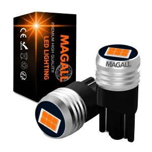 ŻARÓWKI LED WY5W T10 POMARAŃCZOWE MAGALL LONGLIFE 300LM 12V