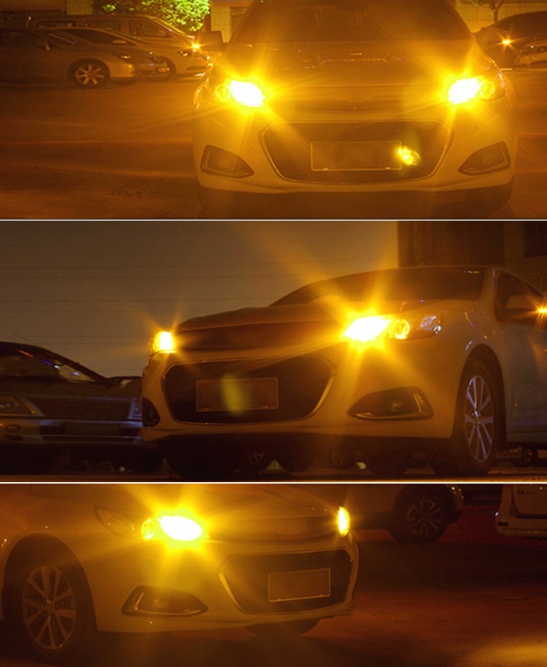 P21W BA15S 1156 LED BULBS MAGALL AMBER BRIGHT TURN SIGNAL 12V Base BA15s