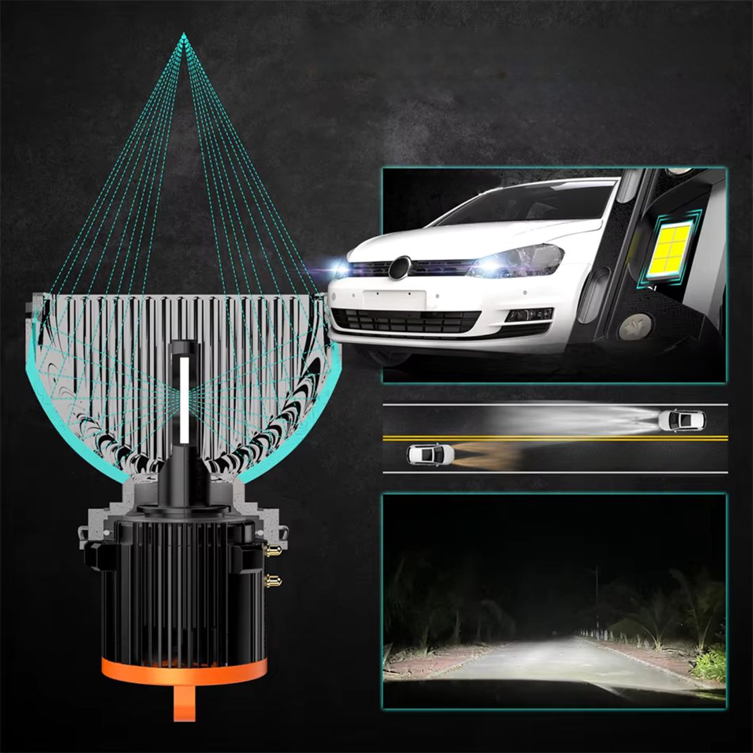 Żarówka LED zapewnia stabilną i bezproblemową pracę bez błędów na desce rozdzielczej.