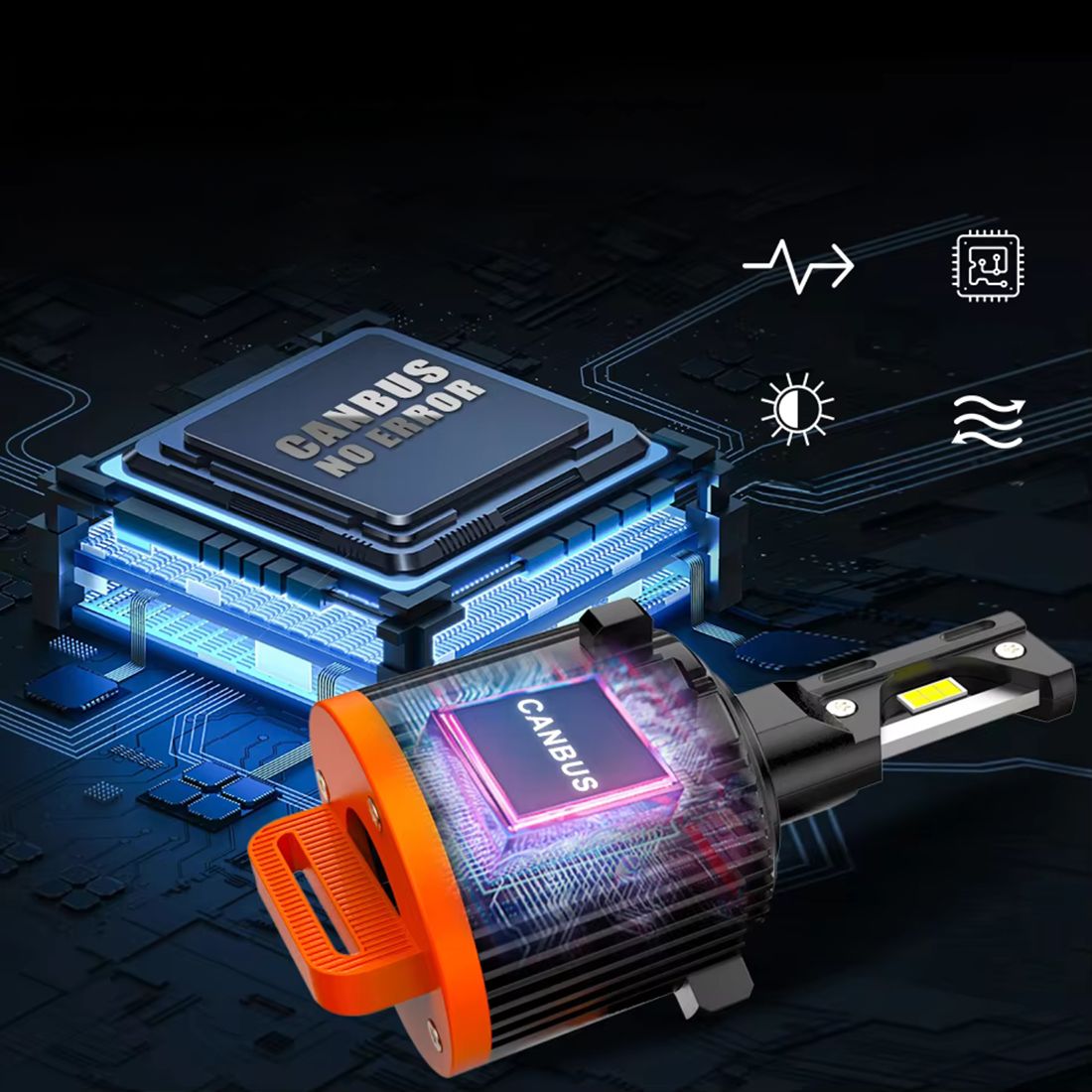 Żarówka LED H7 to idealne rozwiązanie dedykowane do wybranych modeli Volkswagen i Mercedes.