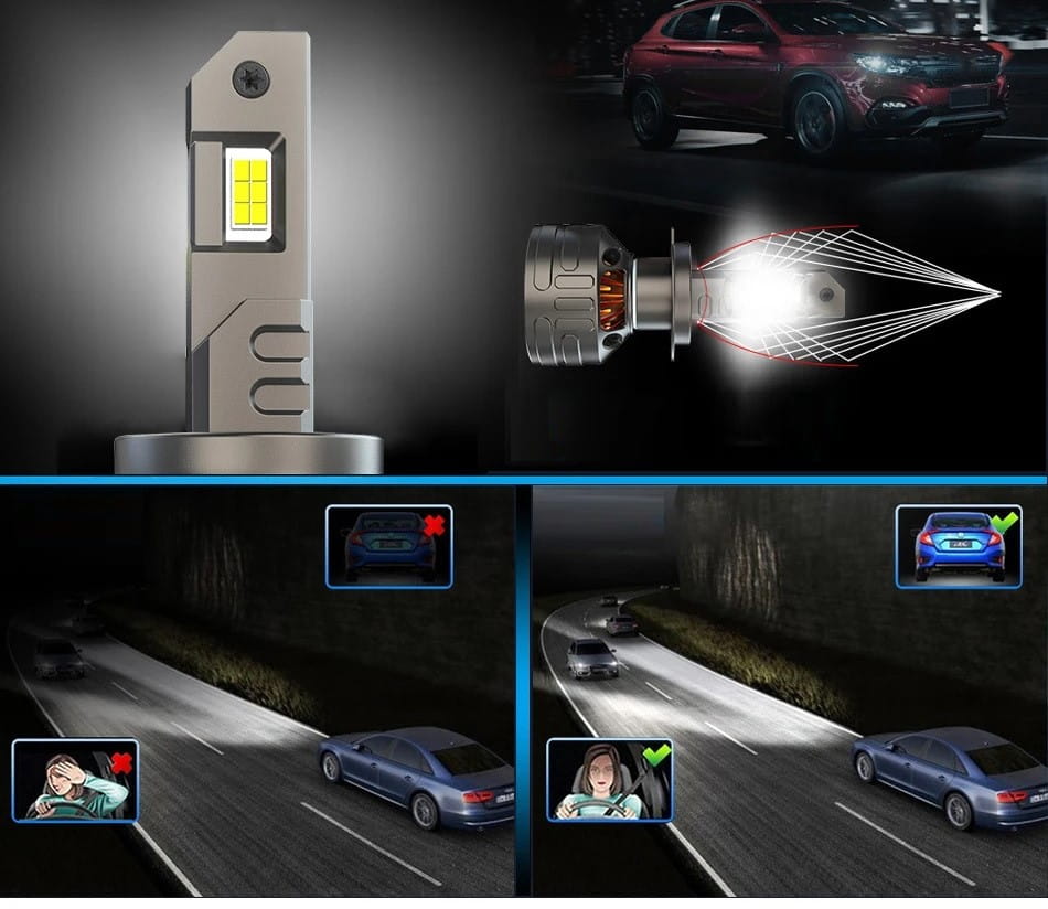 Żarówka LED MAGALL KRONOS CANBUS 36000 lm zasięg światła