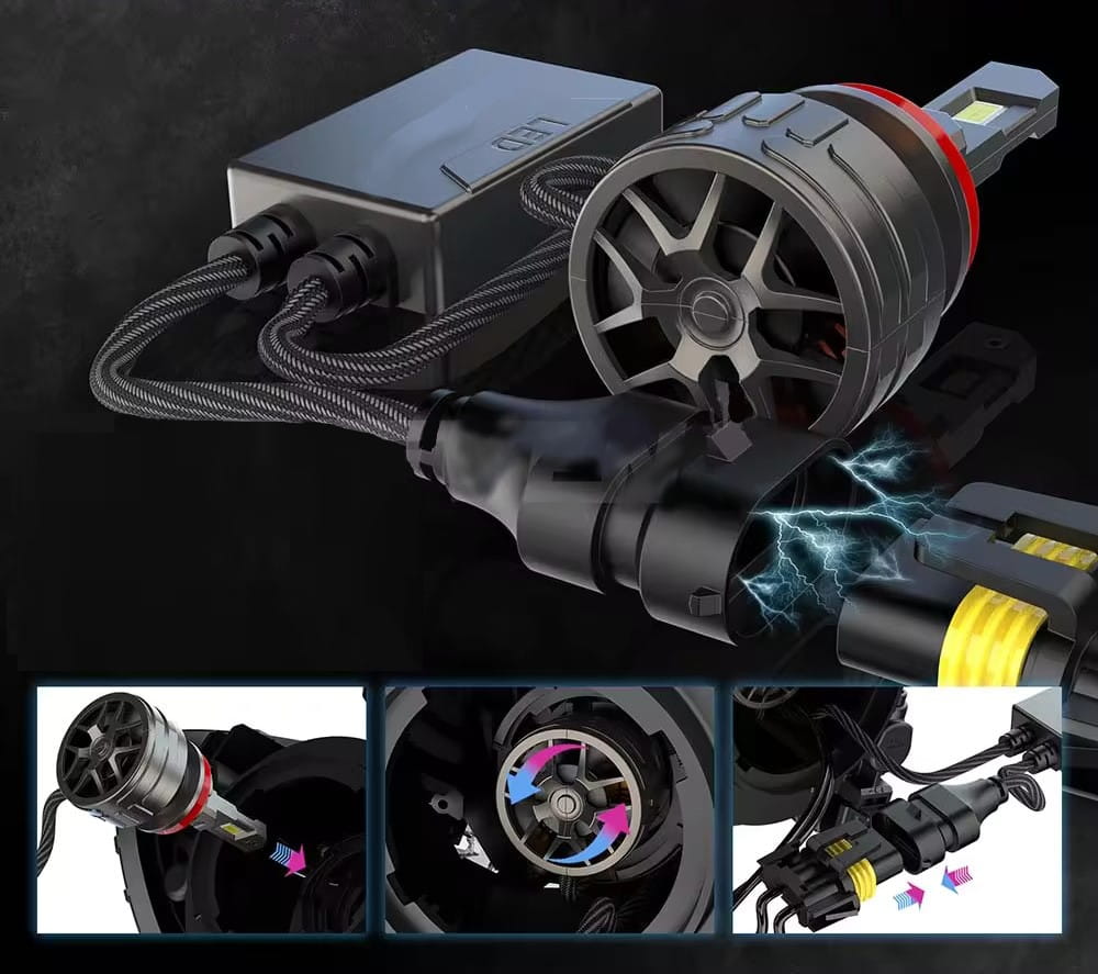 Żarówka LED MAGALL KRONOS CANBUS 36000 lm przetwornica CANBUS wentylator