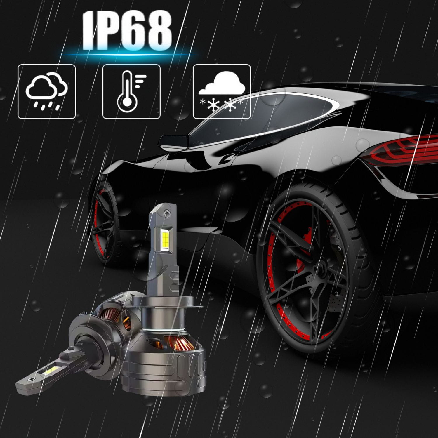 Żarówka LED MAGALL KRONOS posiada wydajny system aktywnego chłodzenia zapewniający stabilną pracę.