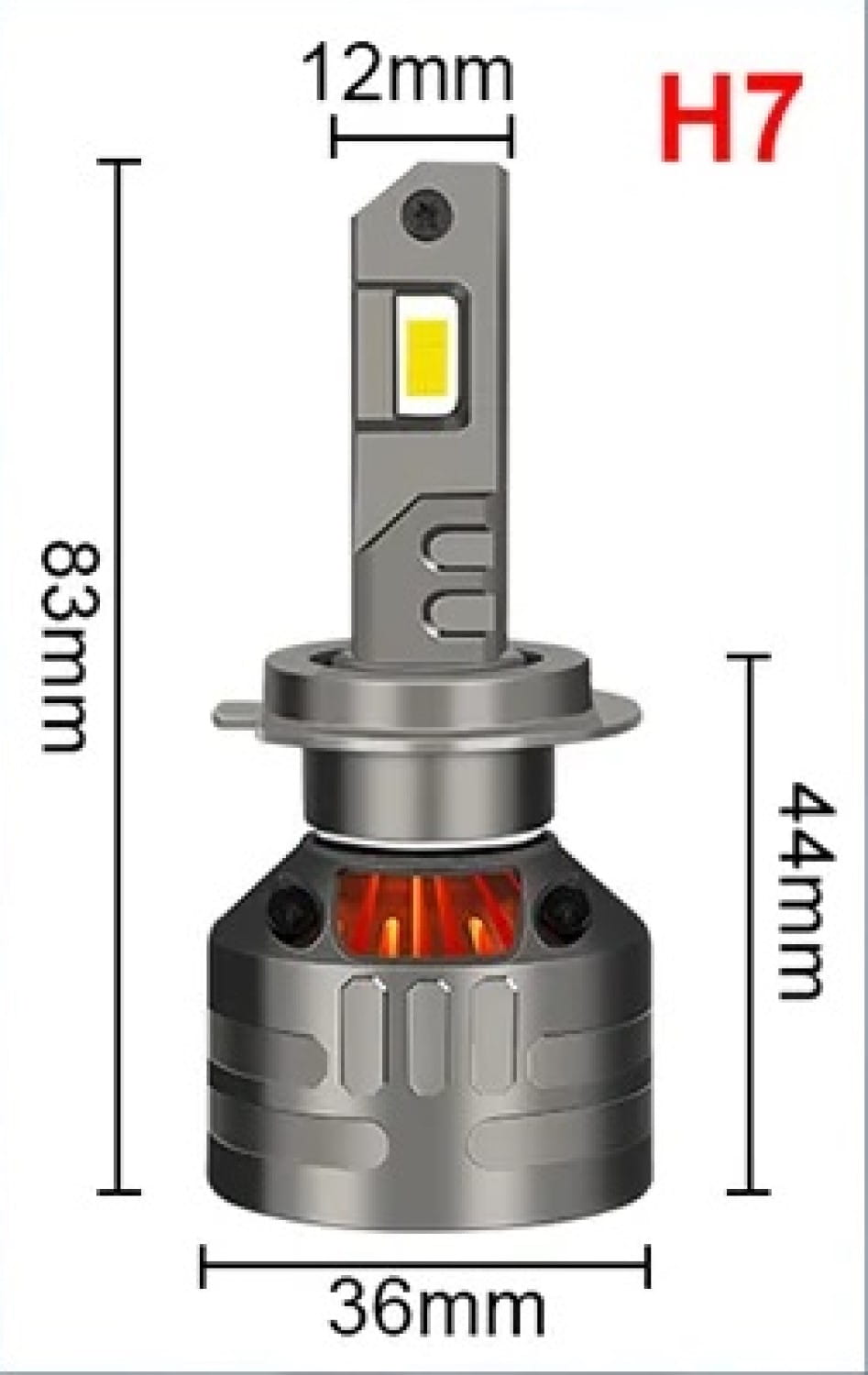 Żarówka LED MAGALL KRONOS emituje bardzo mocne białe światło zapewniające doskonałą widoczność na drodze.
