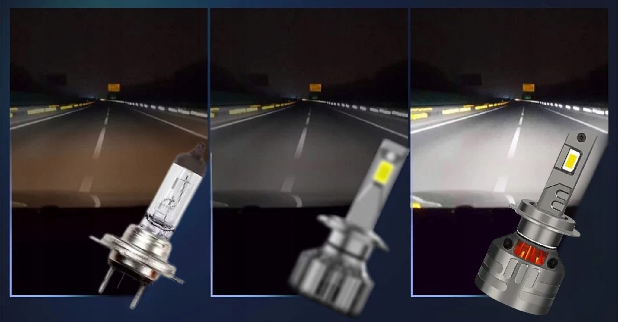 Żarówka LED H7 CANBUS MAGALL KRONOS przeznaczona jest do reflektorów świateł mijania lub drogowych.