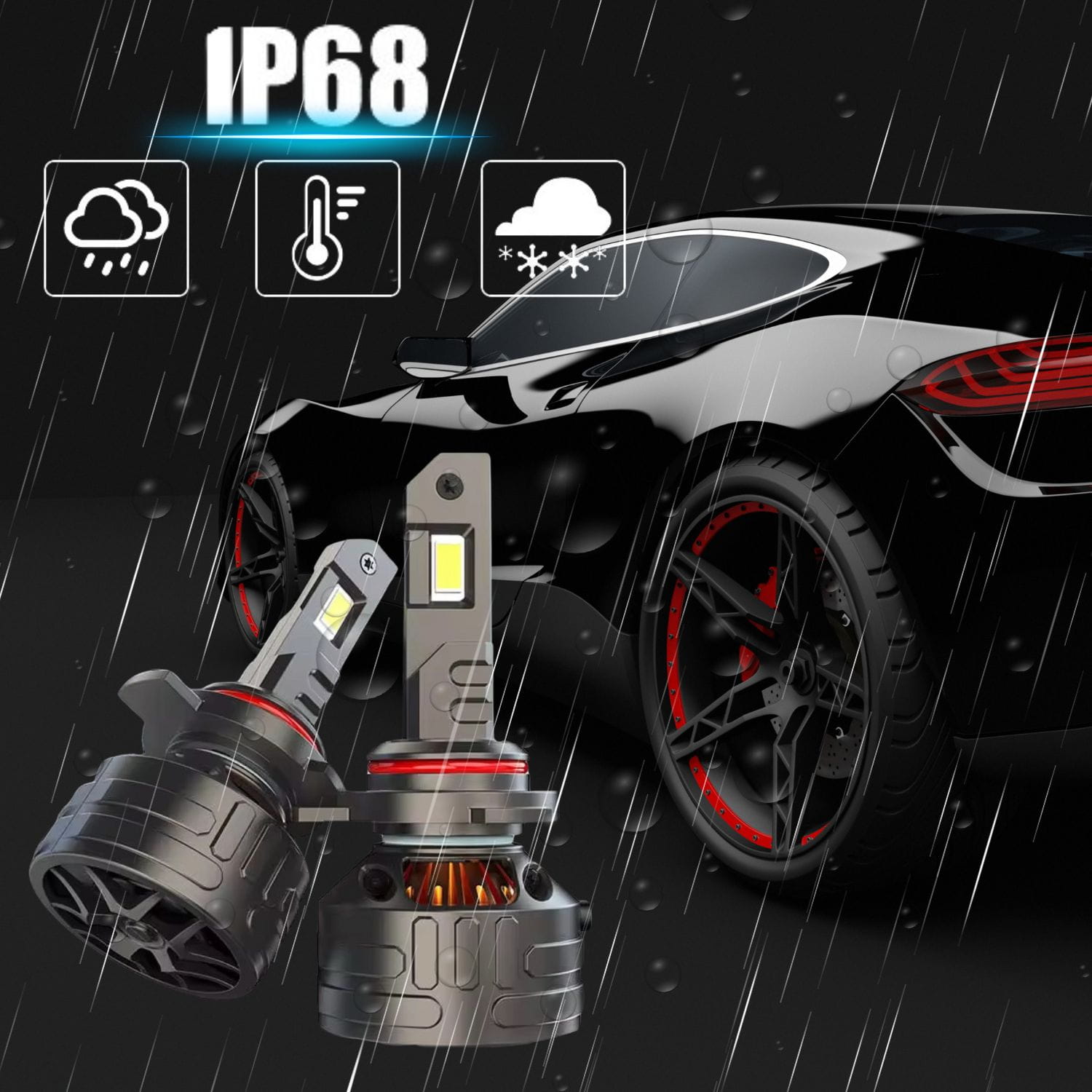 Żarówka LED HIR2 MAGALL KRONOS CANBUS 36000 lm IP68 wodoodporność odporność na warunki pogodowe