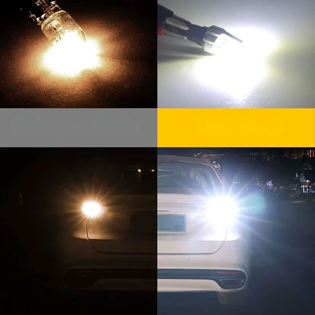 Żarówka LED T15 umożliwia szybki montaż Plug&Play bez ingerencji w instalację pojazdu.