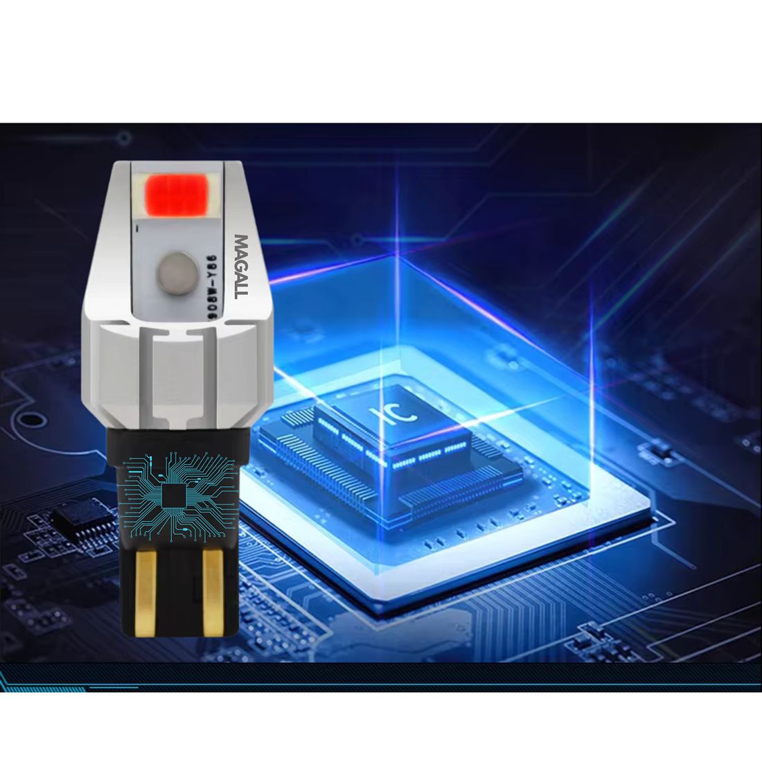 Żarówka LED W16W oferuje strumień świetlny do 1000 lumenów przy kompaktowych wymiarach.