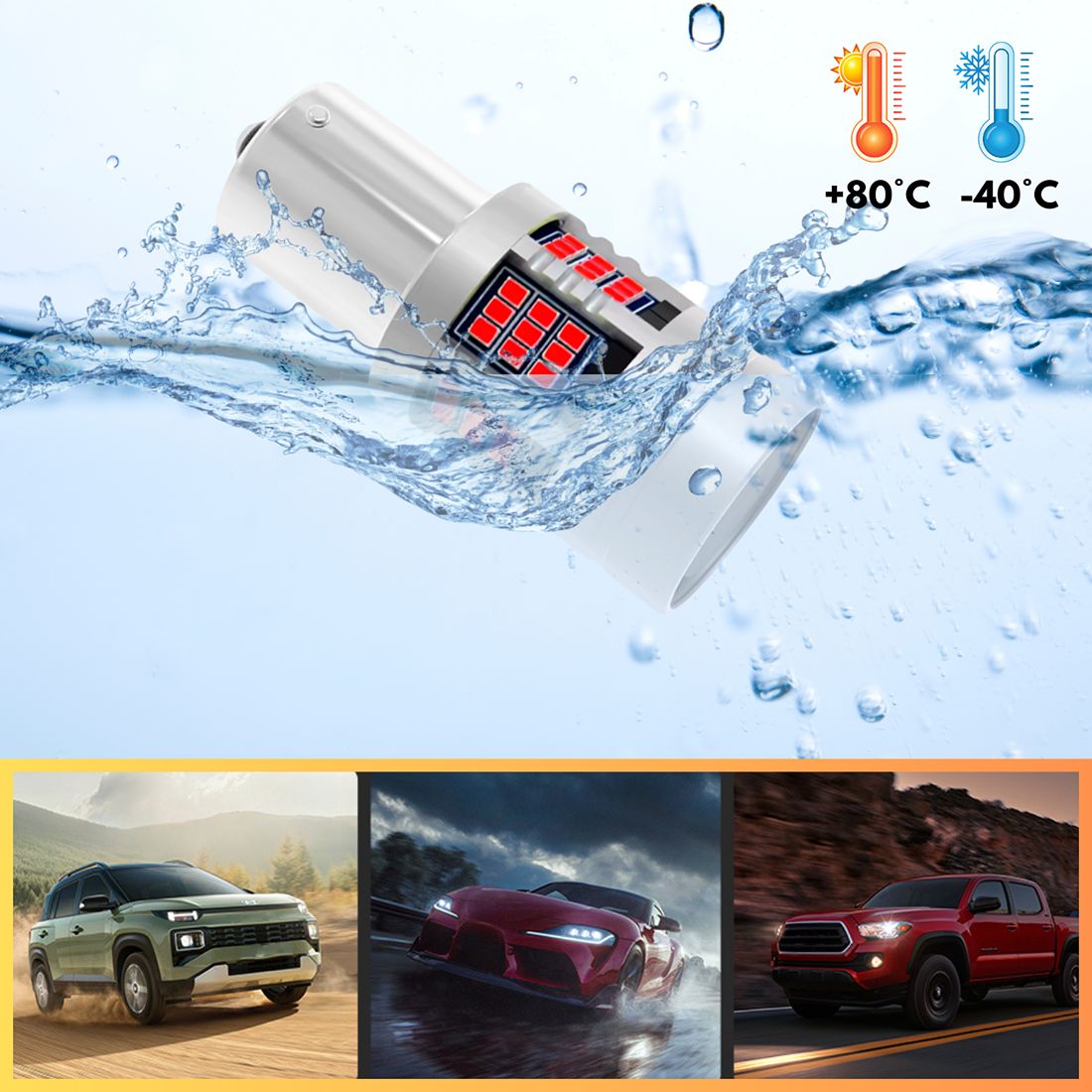 Żarówka LED P21/5W to nowoczesny i niezawodny zamiennik tradycyjnej żarówki STOP.