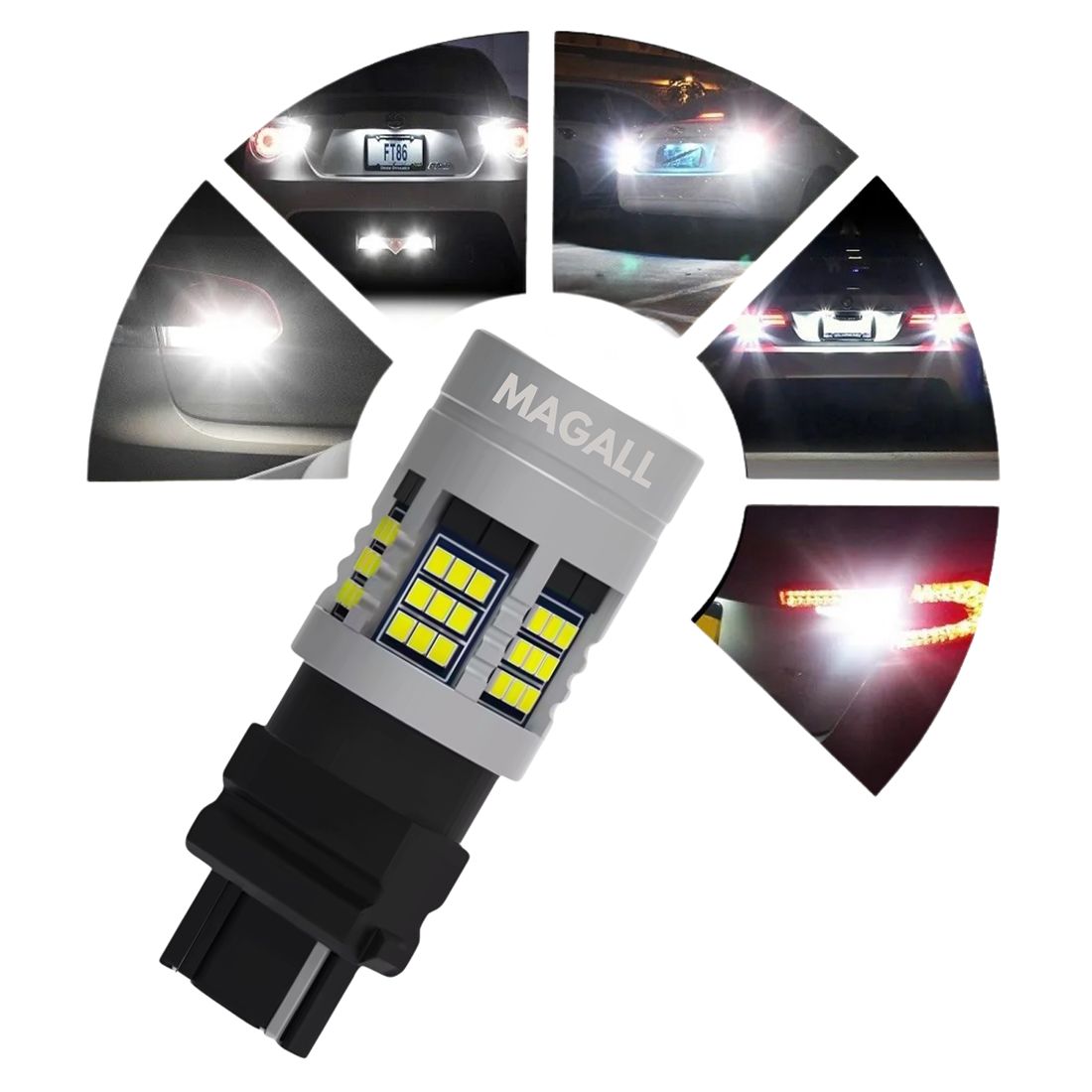 Żarówka LED 3156 umożliwia szybki montaż Plug&Play bez modyfikacji instalacji elektrycznej.