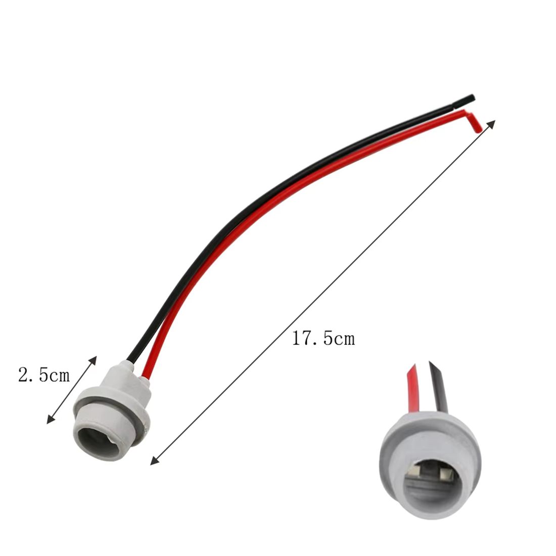 Kostka gniazdo złącze wtyk T10 zestaw 2 sztuki