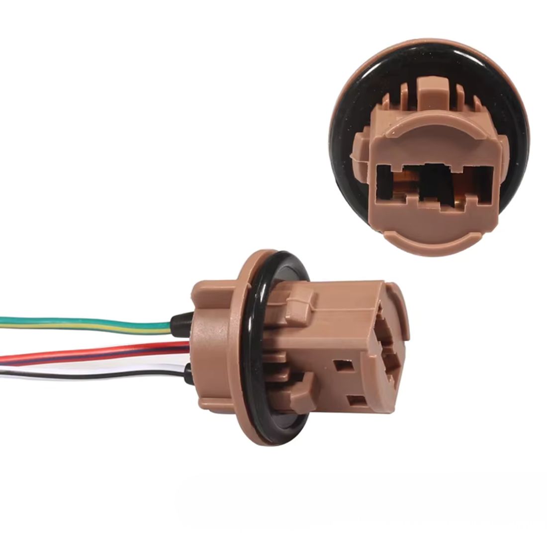 Kostka gniazdo złącze wtyk W21/5W T20 7443 zestaw 2 sztuki