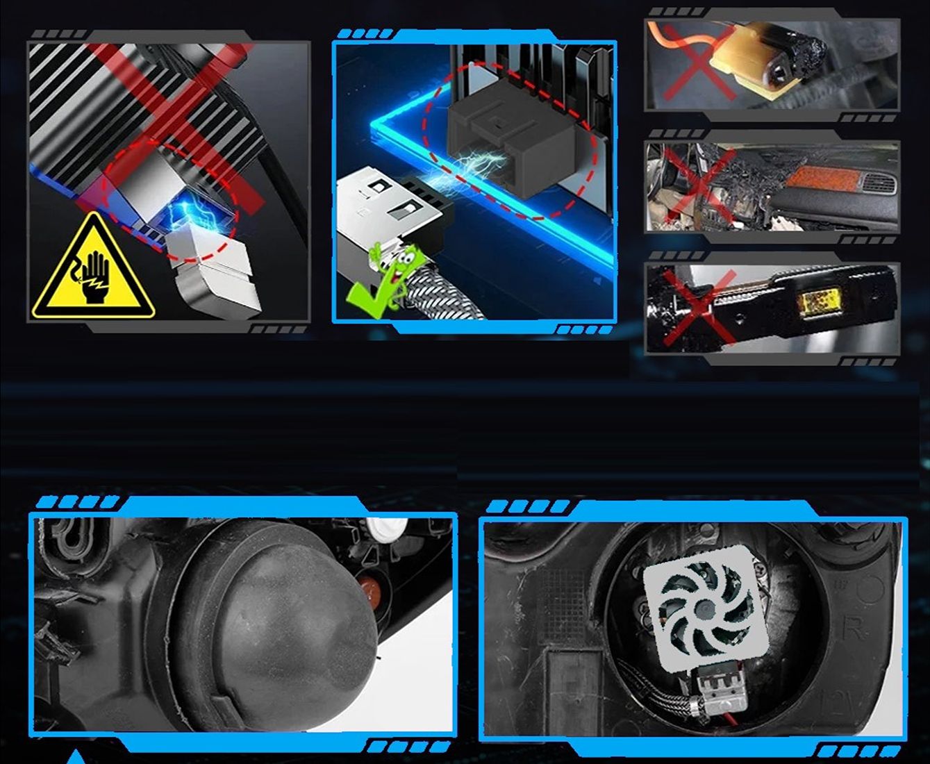 ŻARNIKI LED D2S D2R MAGALL HID-LED 6500K 20000lm 70W ZAMIENNIKI KSENONÓW Numer katalogowy części MAGAL HID-LED 84160