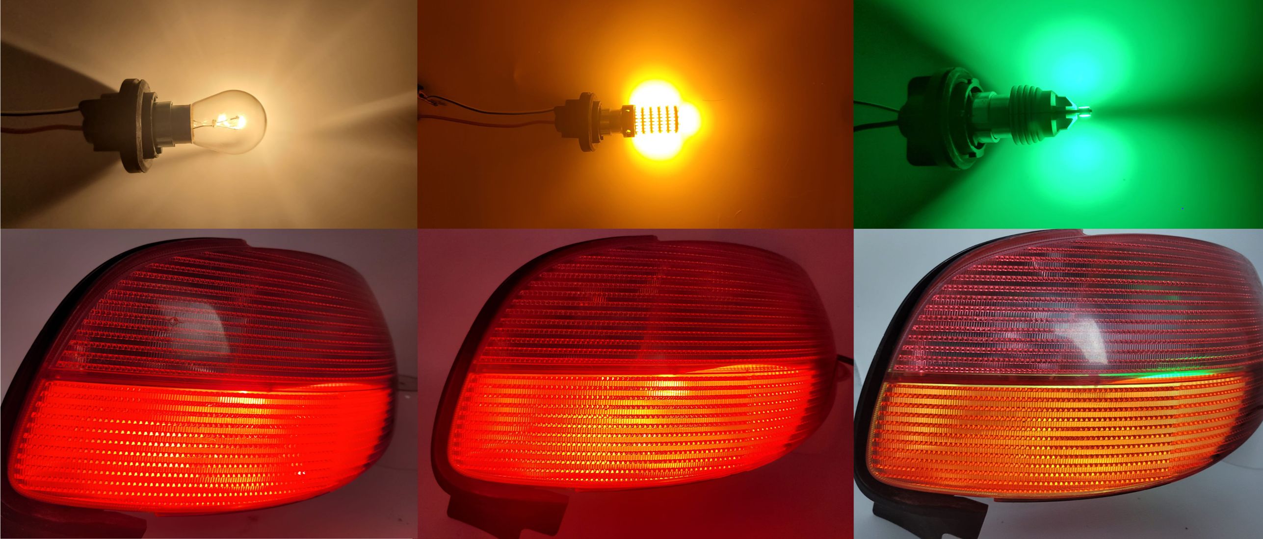 Żarówka LED P21W 1156 BA15S przeznaczona jest do kierunkowskazów w pojazdach z czerwonym kloszem w standardzie USA.