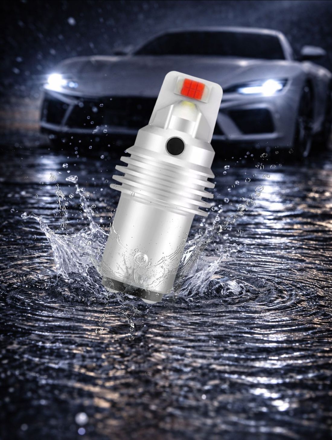 Żarówki LED MAGALL P21/5W BAY15D czerwone zostały zaprojektowane do świateł STOP i oferują 1600 lm.