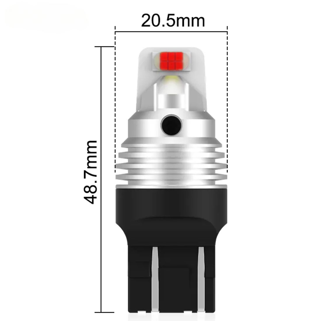 Żarówka LED W21/5W jest odporna na wibracje i codzienne warunki eksploatacji.