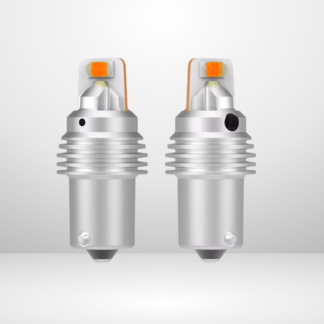 Żarówka LED W21W zapewnia wyraźny i czytelny sygnał skrętu w każdych warunkach drogowych.