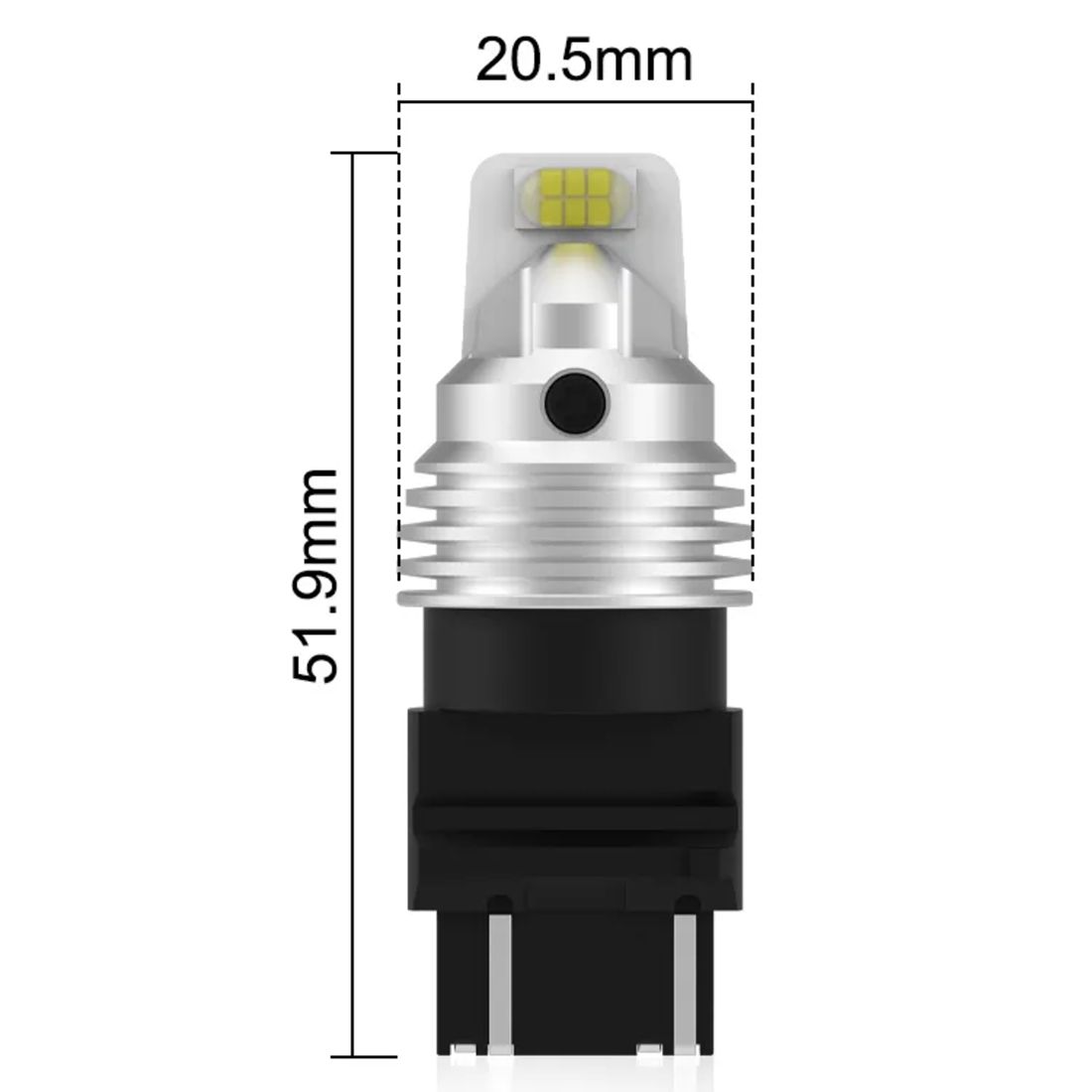 Żarówka LED P27/7W pracuje stabilnie w instalacji 12V.