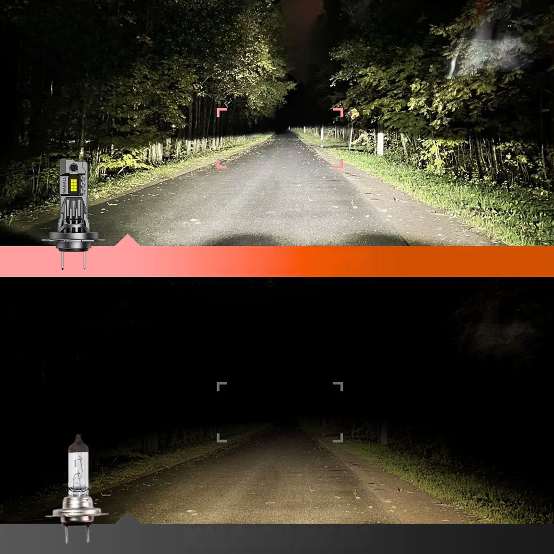 h7 led magall m2 6000k biale swiatlo samochodowe