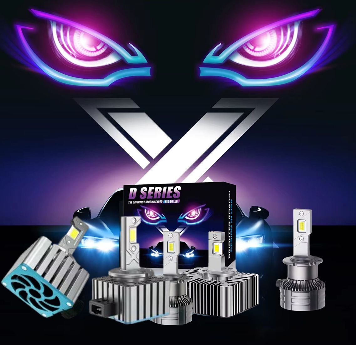 Żarnik LED D1S D1R Apollo D Pro system chłodzenia aktywne odprowadzanie ciepła