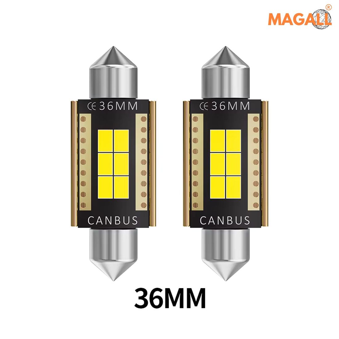 c5w led 36mm magall m1 canbus biale swiatlo wnetrza auta