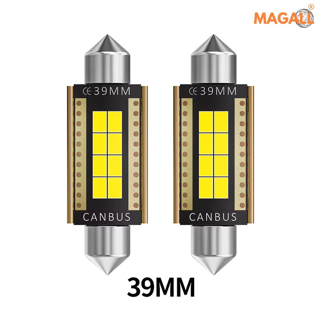 c5w led 39mm magall m1 canbus biale swiatlo wnetrza auta
