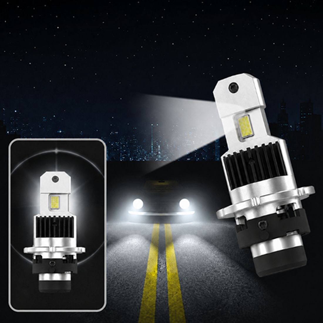led d4s d4r magall hid led 70w do reflektorow ksenonowych
