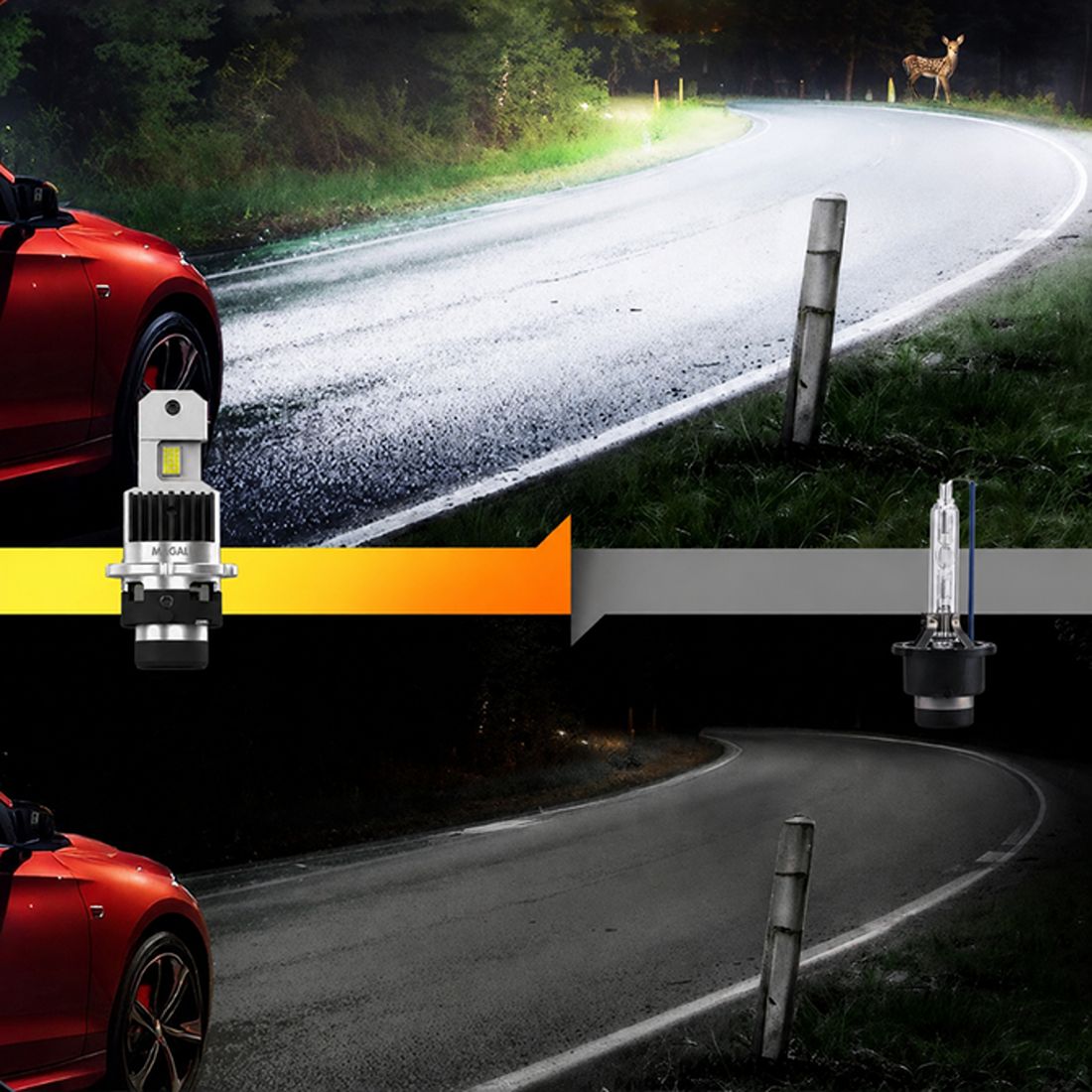 zarownik d4s d4r led magall hid led 70w 6500k