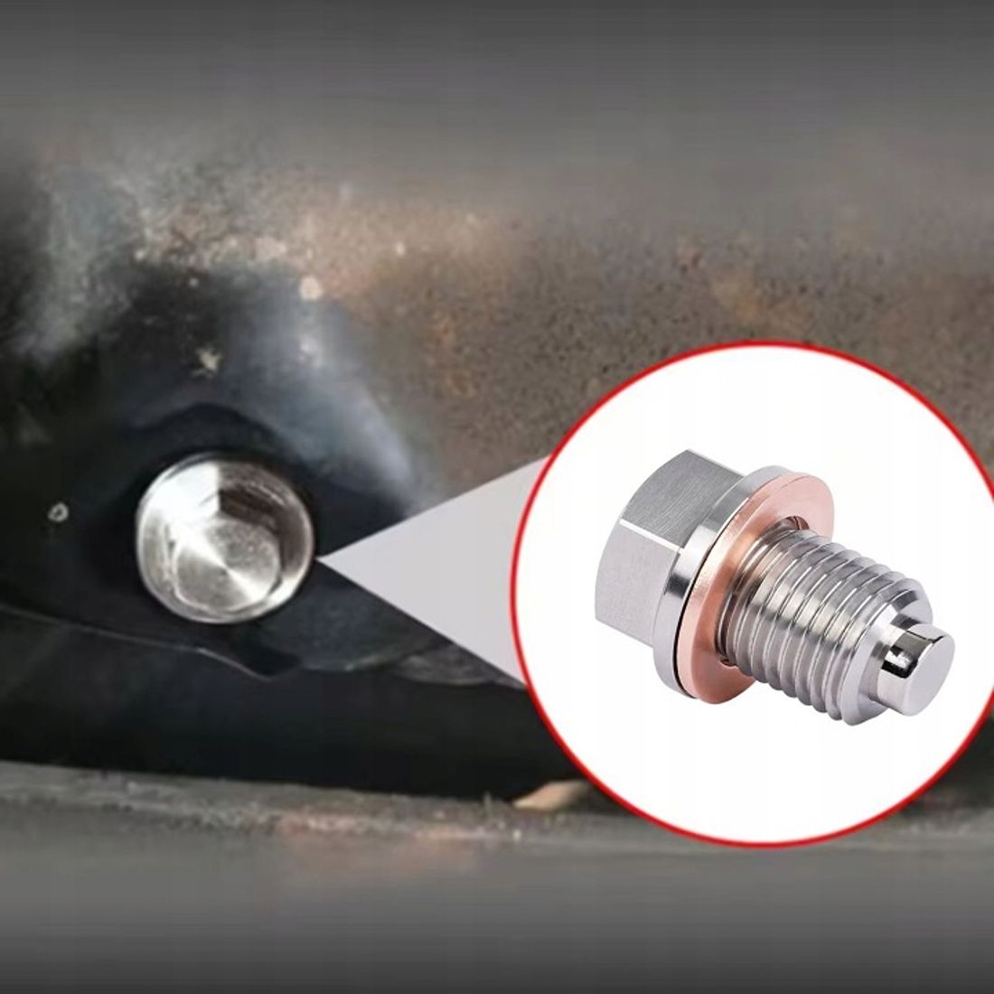 magnetyczny korek spustowy oleju m14x1 5 magall vw audi ford honda hyundai