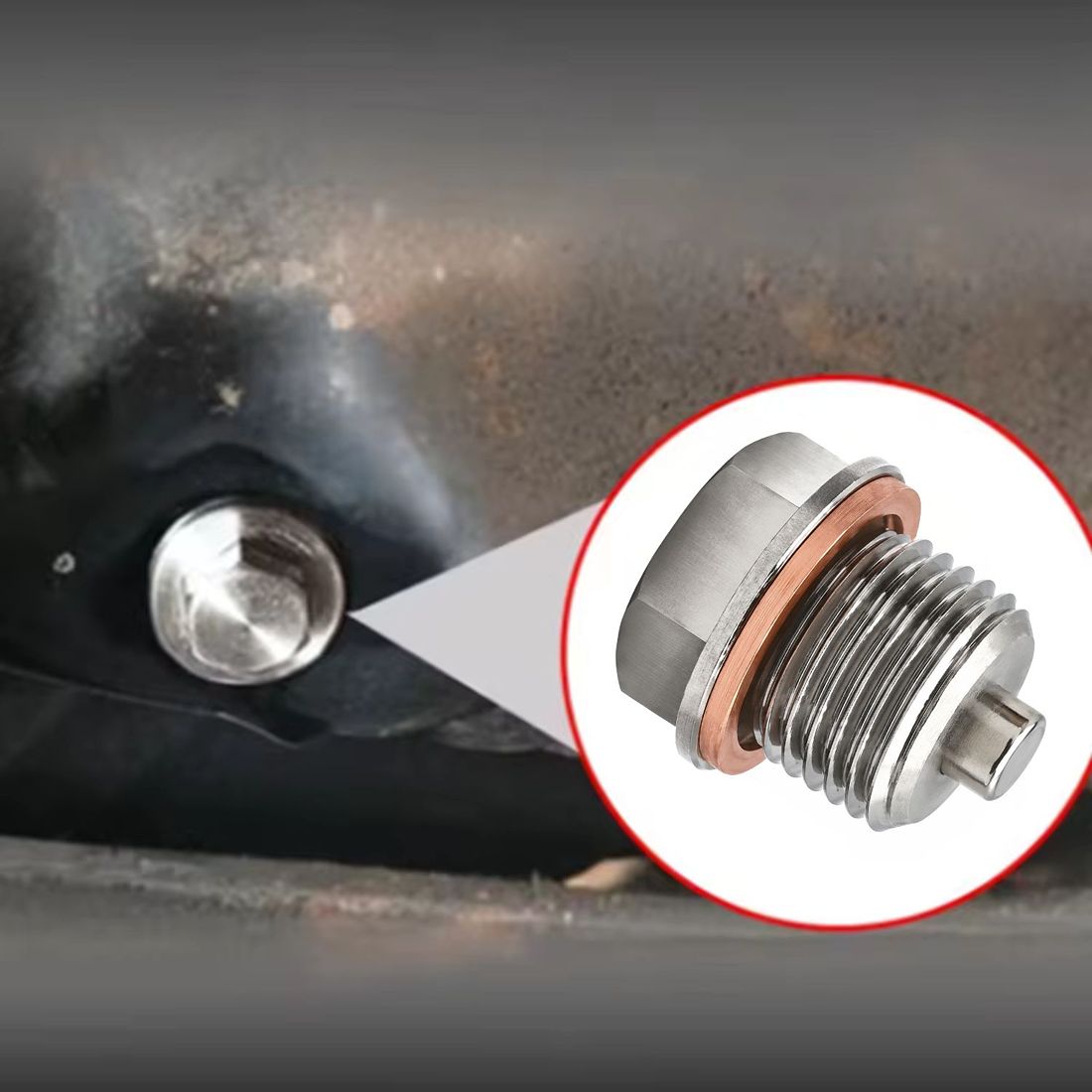 magnetyczny korek spustowy oleju m16x1 5 magall peugeot citroen renault