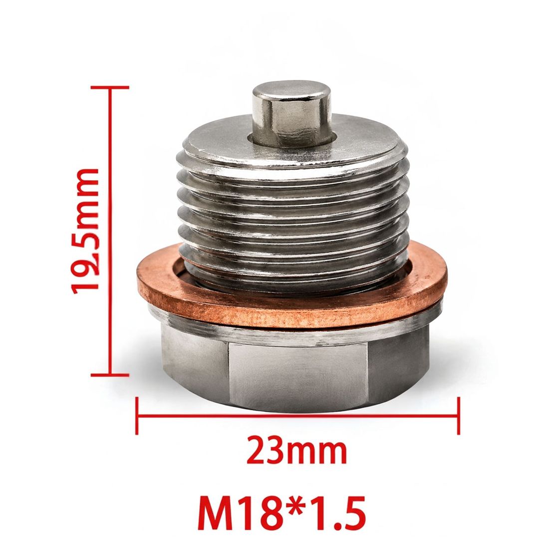 magnetyczny korek spustowy oleju m18x1 5 magall volvo xc90 xc60 s60 v70 v60