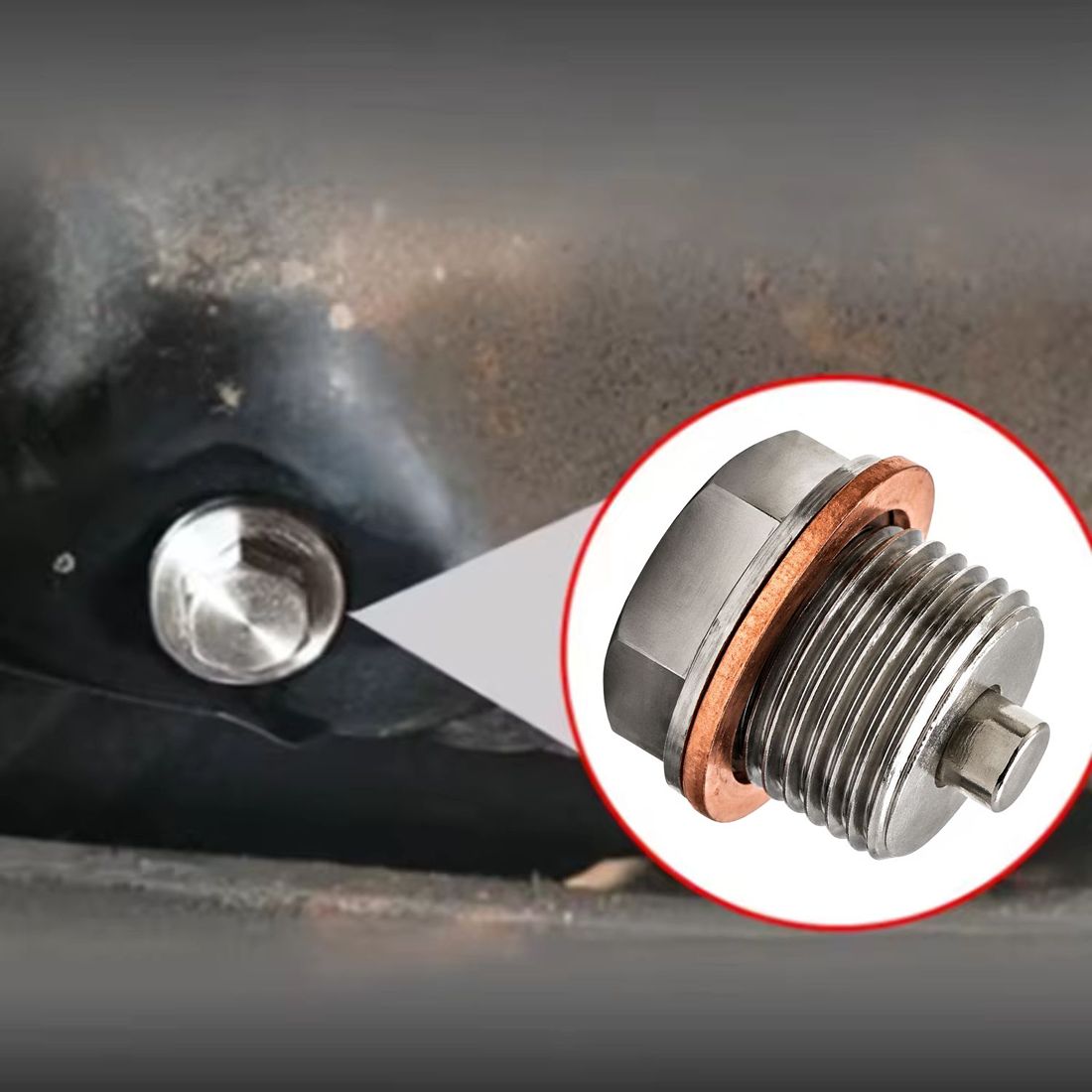 magnetyczny korek spustowy m18x1 5 magall do miski olejowej volvo
