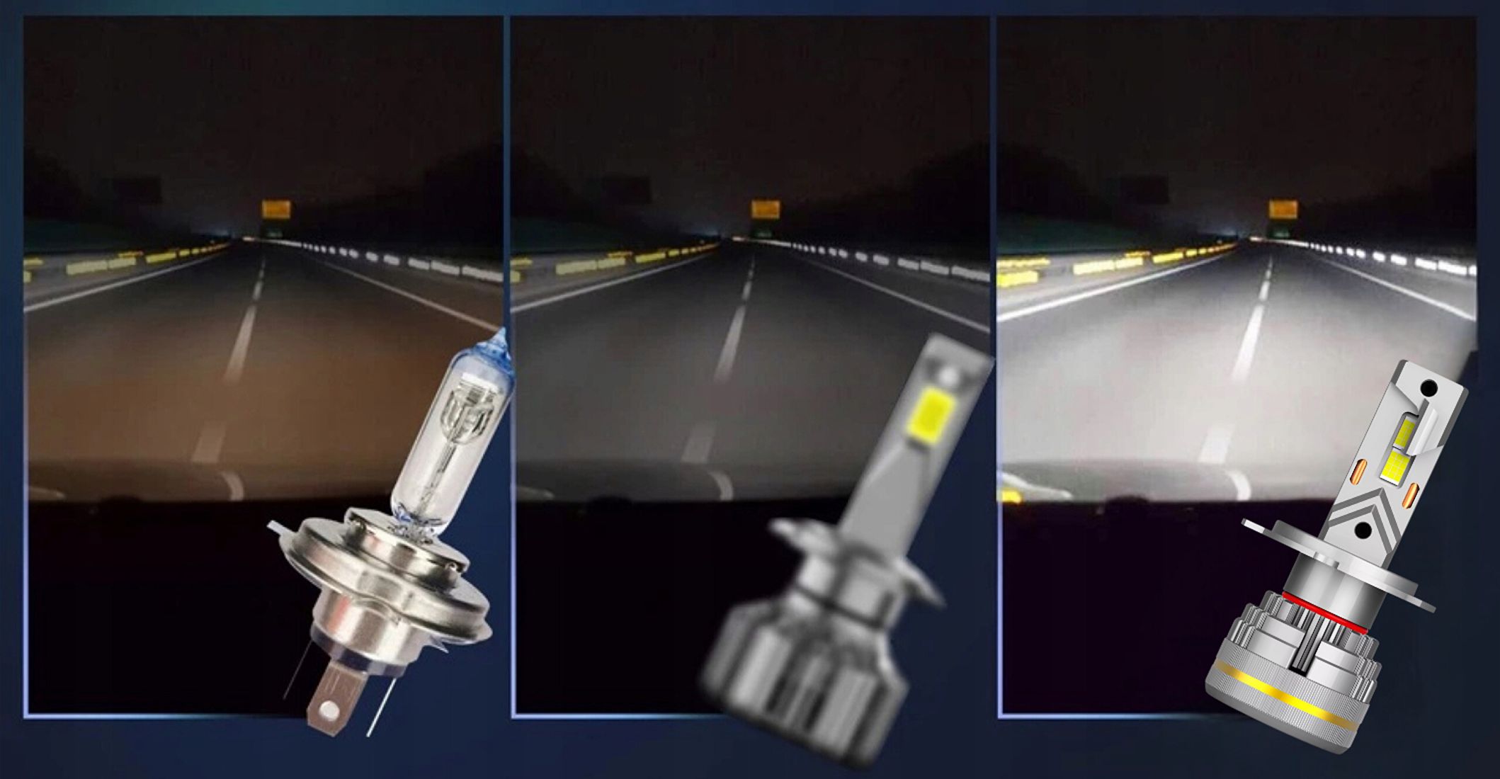 Żarówka LED MAGALL LUCYFER emituje bardzo mocne światło zapewniające maksymalną widoczność na drodze.