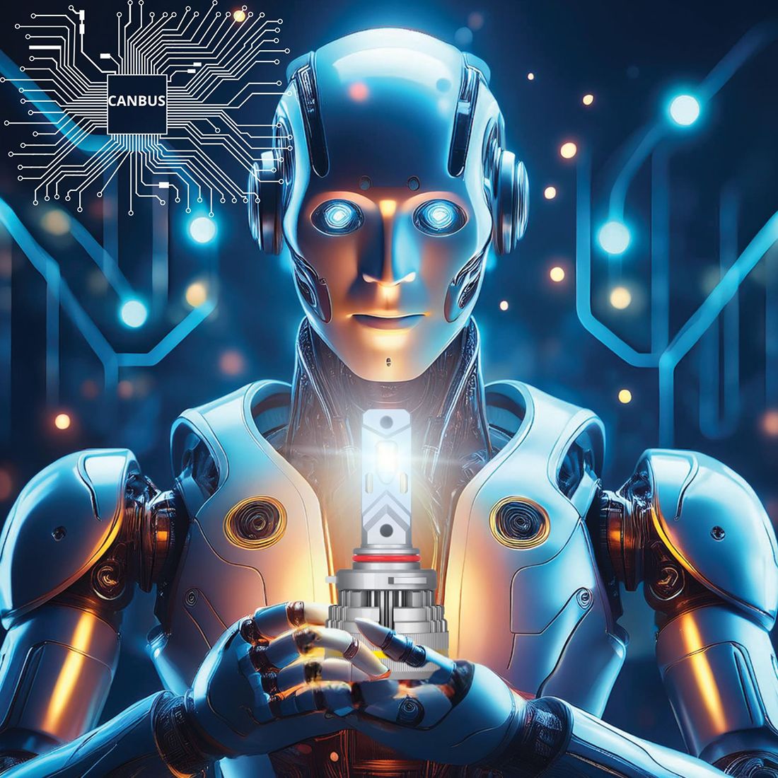 Żarówka LED wyposażona jest w system CANBUS eliminujący komunikaty o spalonej żarówce.