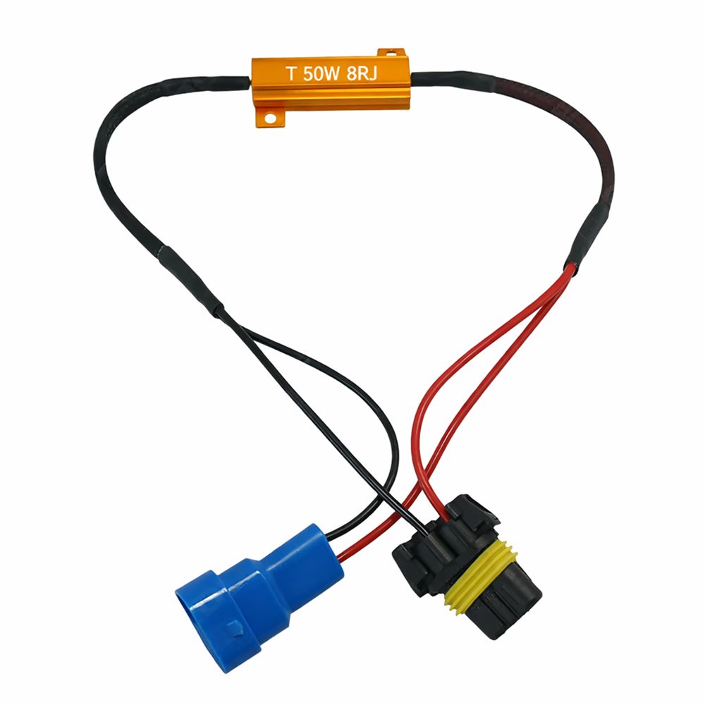 Rezystor CANBUS HB3 (9005) 8OHM 50W 12V – adapter Plug&Play do LED MAGALL.