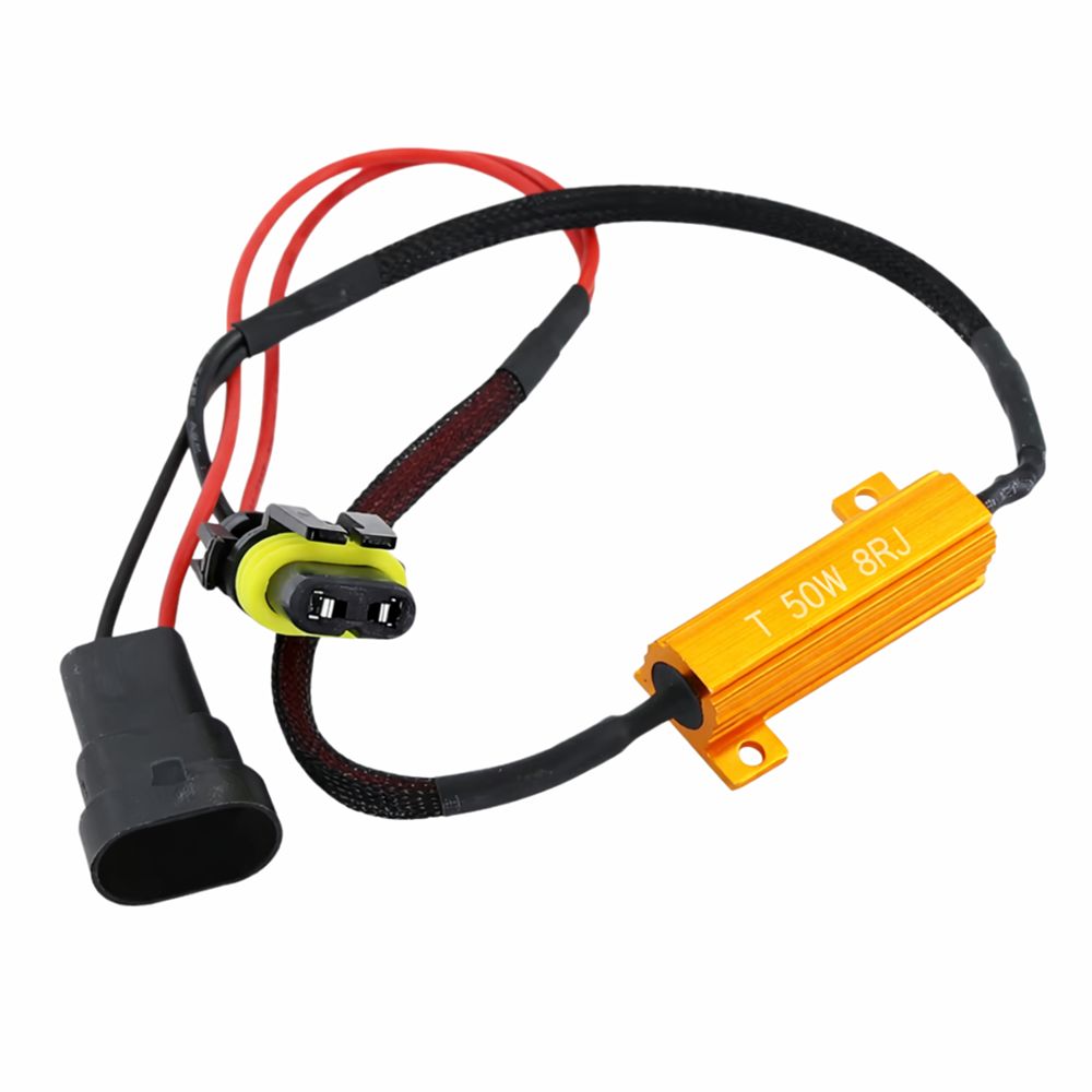 Rezystor CANBUS HB4 (9006) 8OHM 50W 12V – adapter Plug&Play do LED MAGALL.