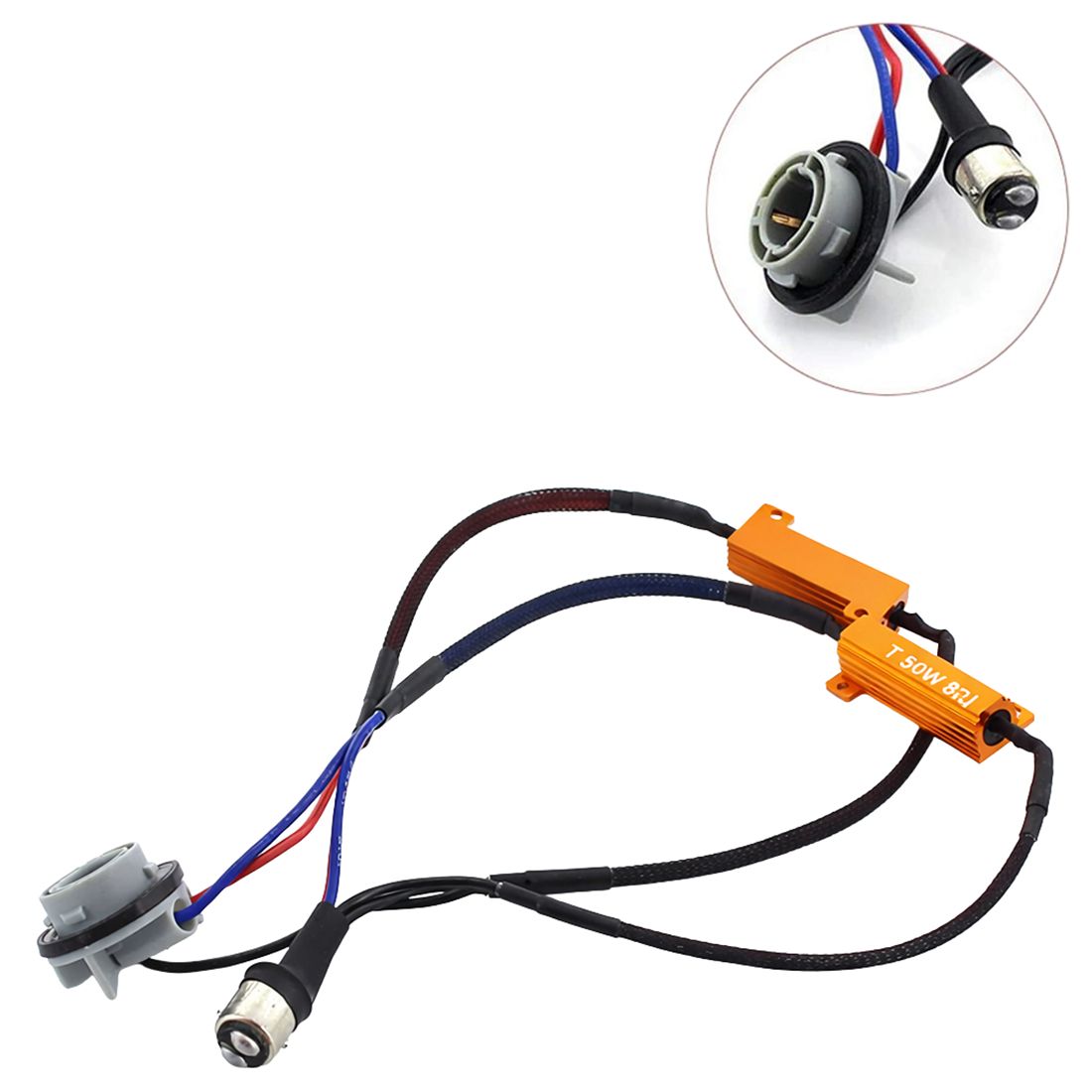 Rezystor CANBUS P21/5W BAY15D (1157) 12V – adapter Plug&Play do LED MAGALL.