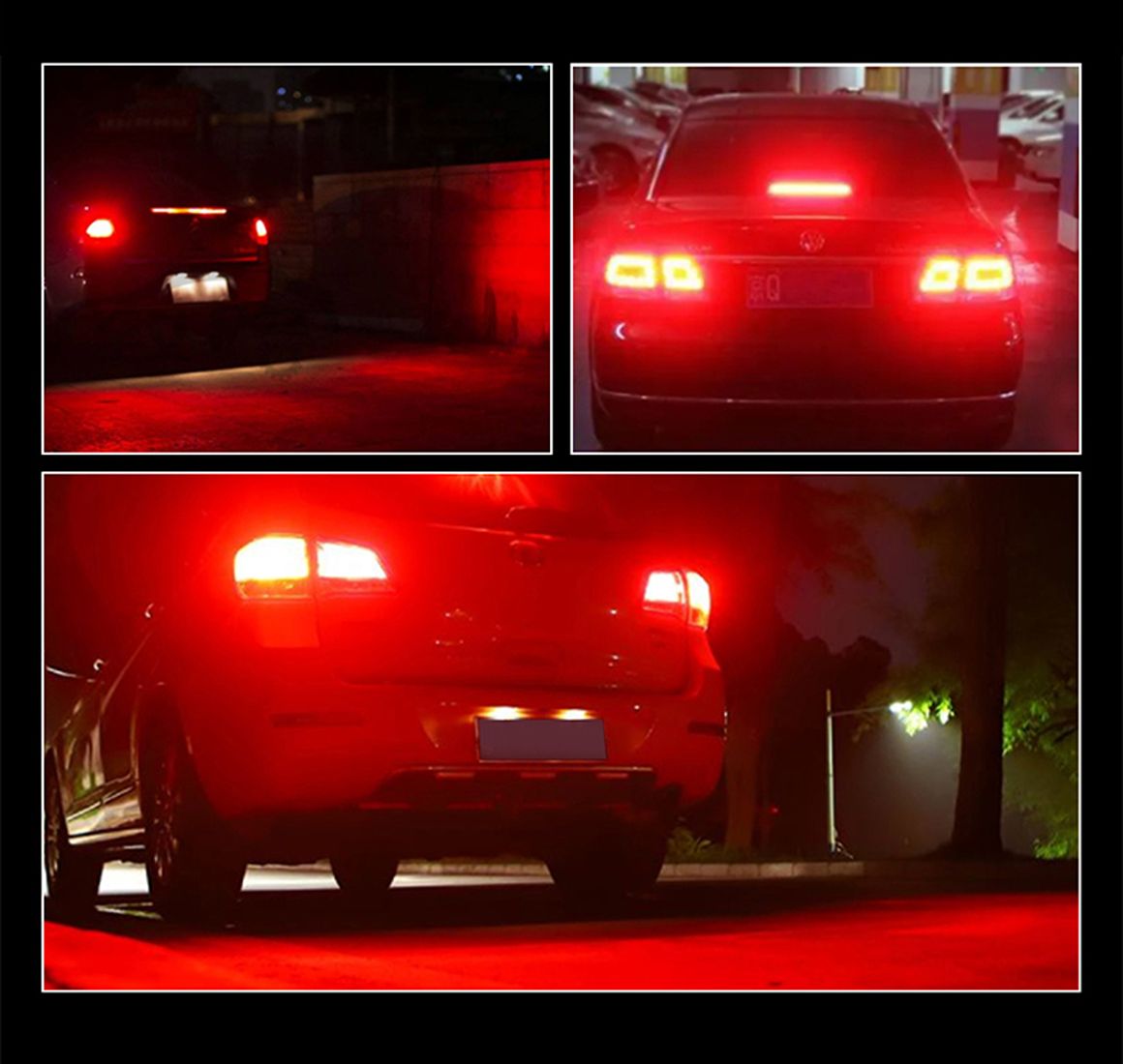 Żarówki LED W21W T20 7440 czerwone zostały zaprojektowane do świateł STOP i oferują 2600 lm.